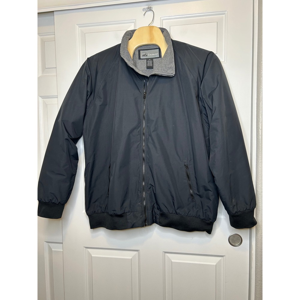 Colorado Jacket Mens 3XL Black Fleece Lined